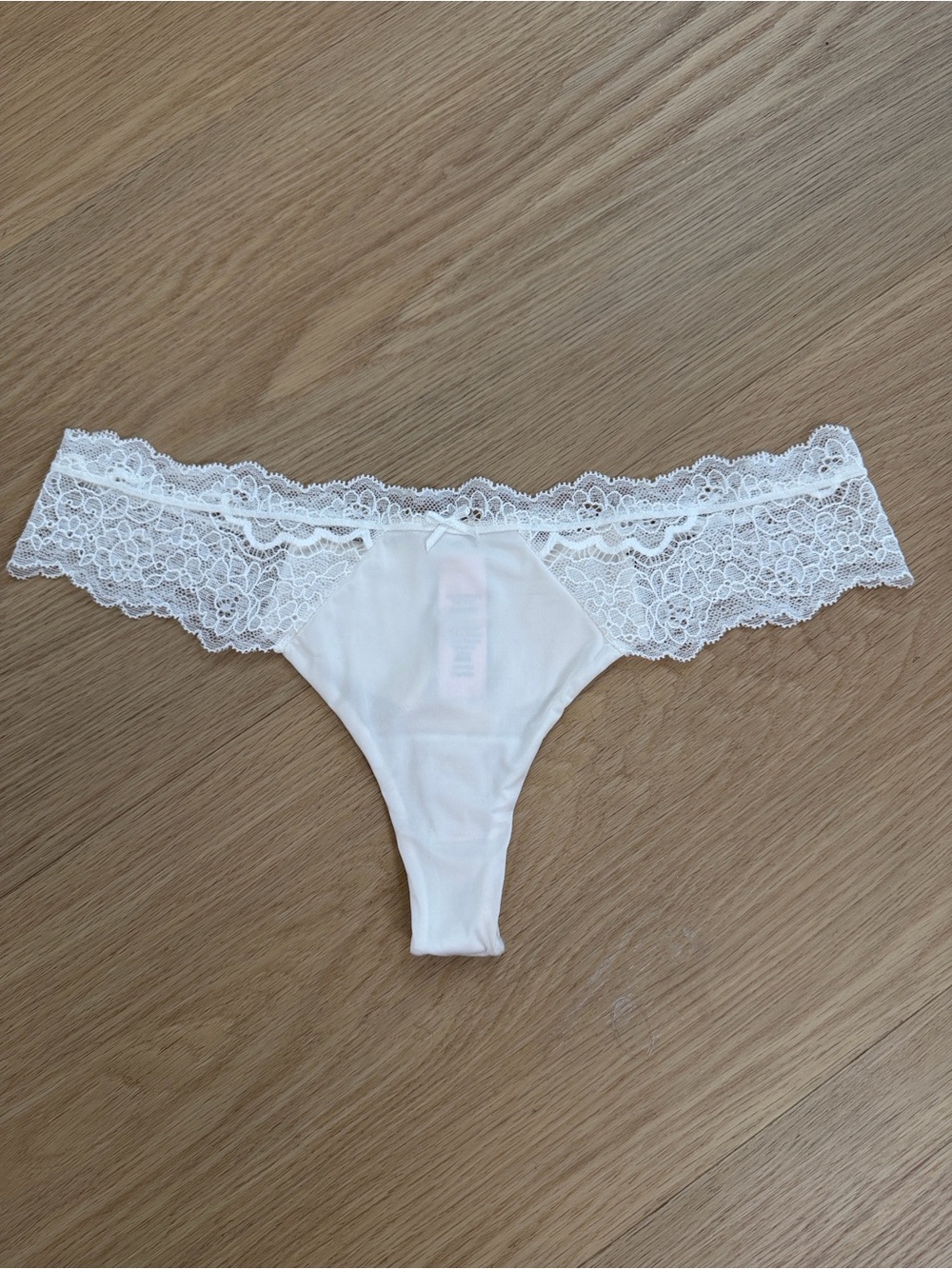 Victoria’s Secret Dream Angels Satin & Lace Thong Panty S